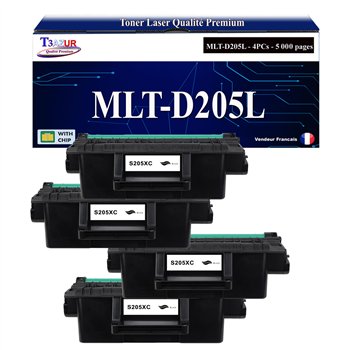 Lot de 2 Toners compatibles Samsung MLT-D205E (SU951A) - 10 000 pages