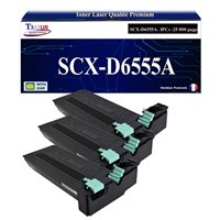 Lot de 2 Toners compatibles Samsung SCX6555N/SCX6545N (SCX-D6555A/SV208A)- 25 000 pages