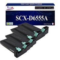 Lot de 2 Toners compatibles Samsung SCX6555N/SCX6545N (SCX-D6555A/SV208A)- 25 000 pages