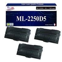 Lot de 2 Toners compatibles Samsung ML2250/ML2251 (ML-2250D5) - 5 000 pages