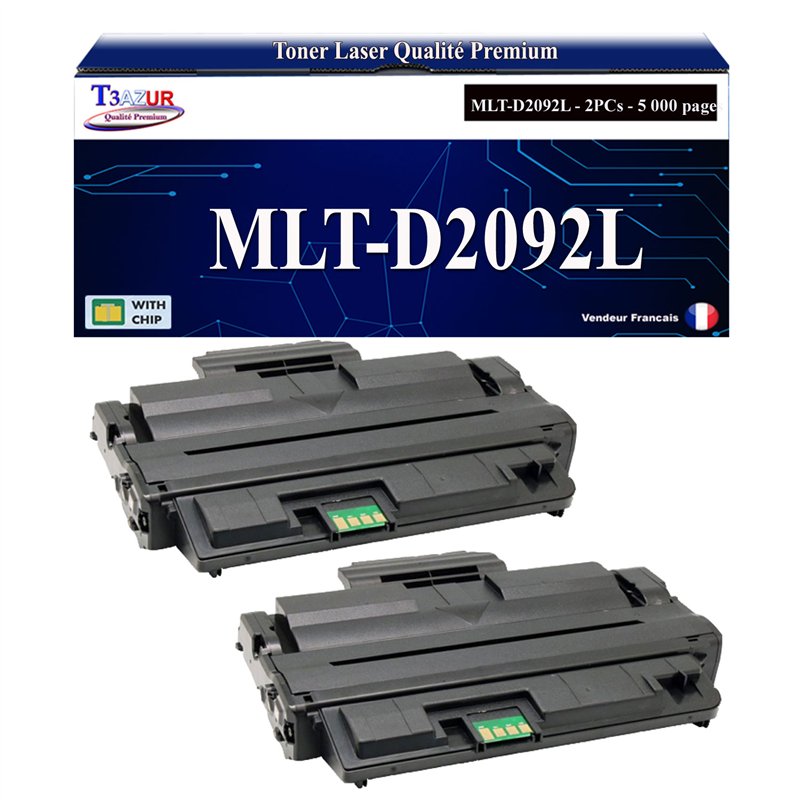 Toner compatible Samsung MLT-D2092L/MLT-D2092S - Noir - 5 000 pages