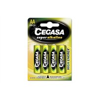 Elbat Pack de 4 Piles Alcalines LR6/AA