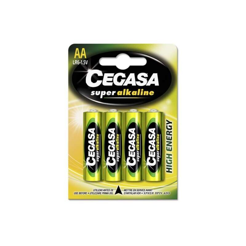 Elbat Pack de 4 Piles Alcalines LR6/AA
