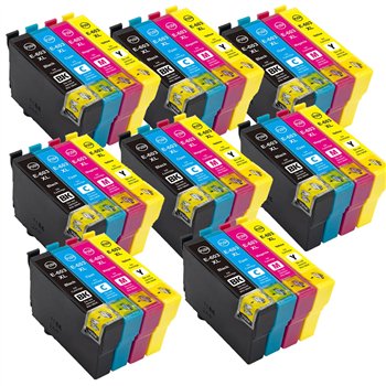 Lot de 32 Cartouches compatibles Epson T603XL (4N+4C+4M+4J)