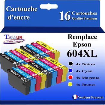 Lot de 8 Cartouches compatibles Epson 604XL