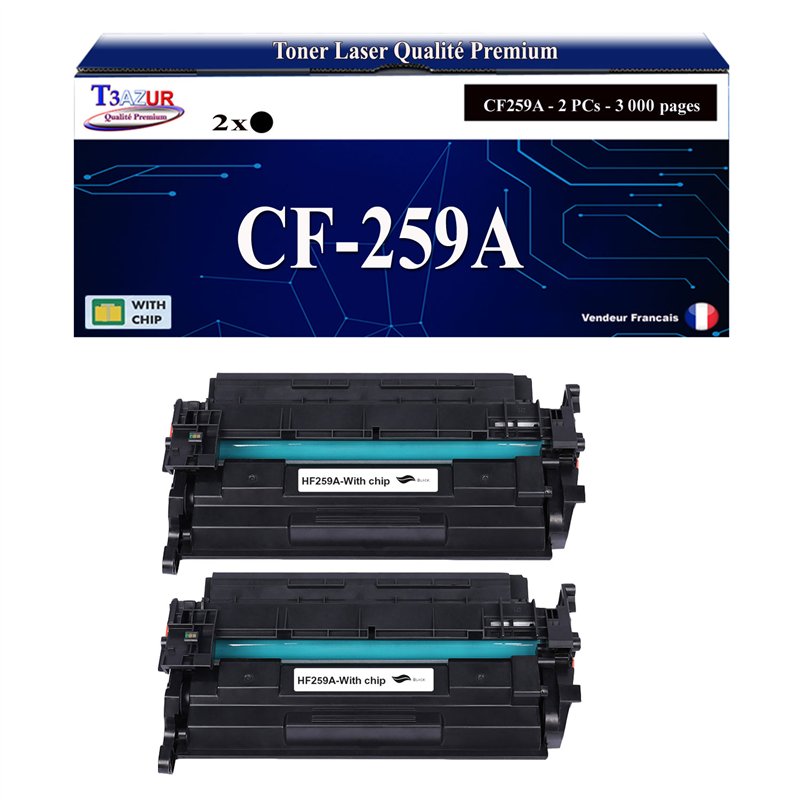 Catouche compatible avec HP CF259A (59A) - Remplace 59A (avec puce) Catouche compatible avec HP CF259A (59A) - Remplace 59A (avec puce)