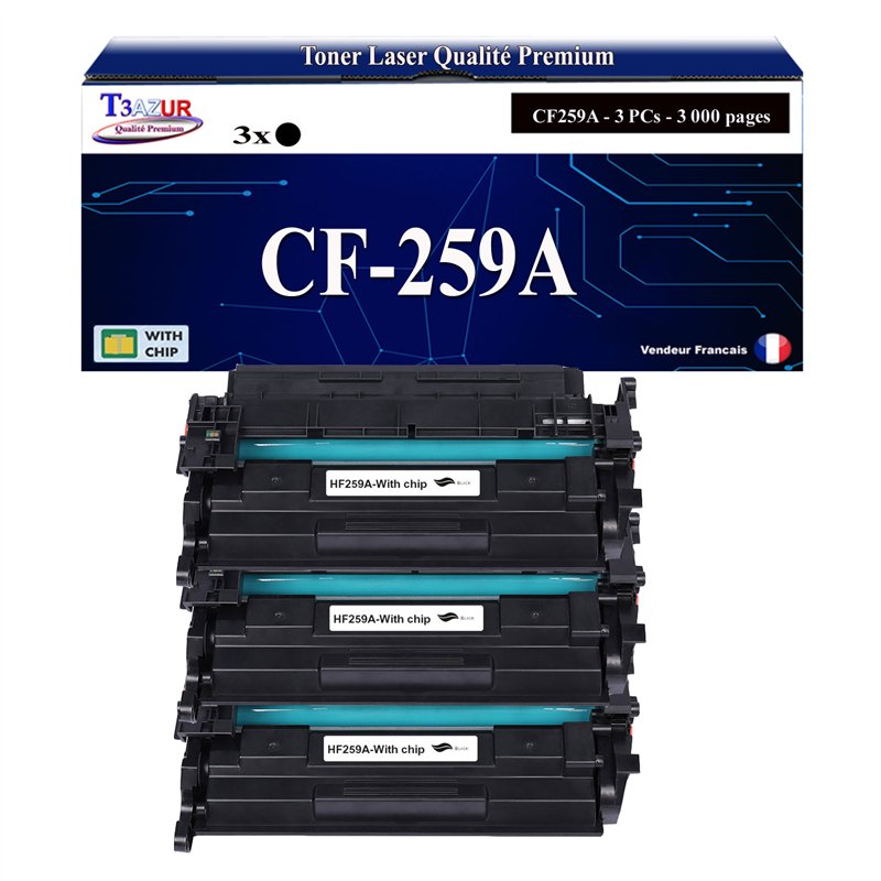Catouche compatible avec HP CF259A (59A) - Remplace 59A (avec puce) Catouche compatible avec HP CF259A (59A) - Remplace 59A (avec puce)