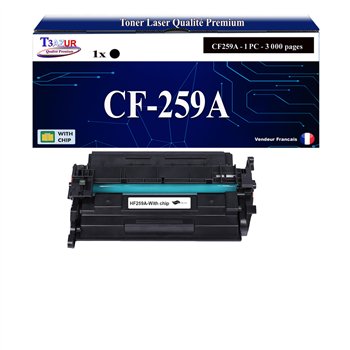 Catouche compatible avec HP CF259A (59A) - Remplace 59A (avec puce)