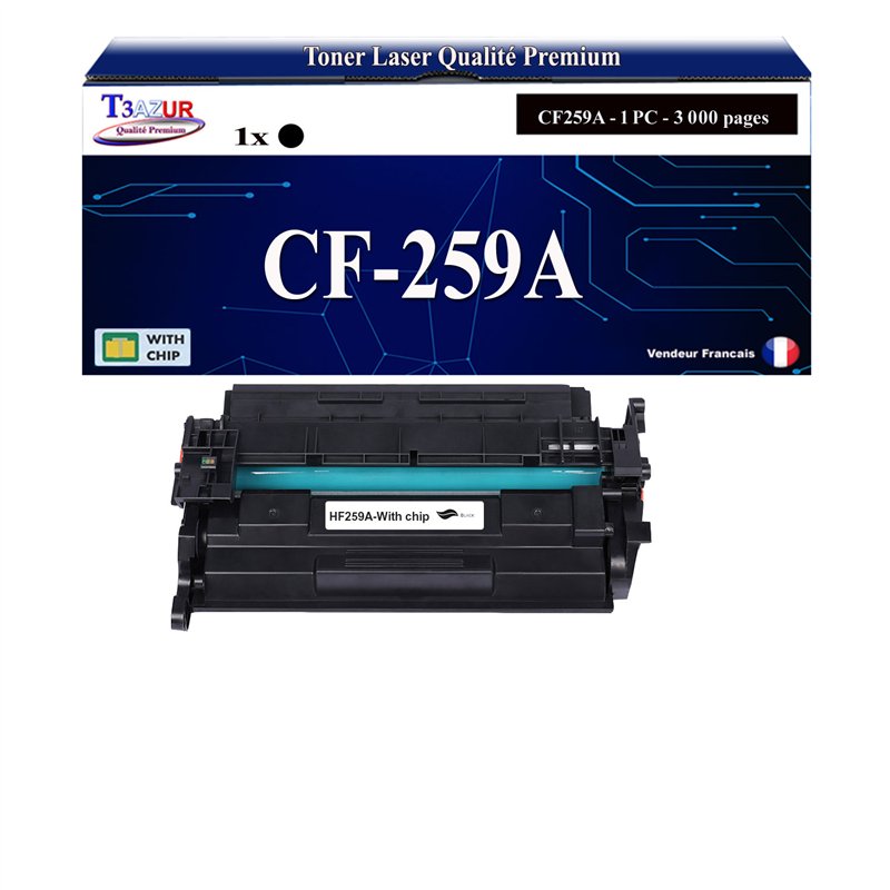 Catouche compatible avec HP CF259A (59A) - Remplace 59A (avec puce) Catouche compatible avec HP CF259A (59A) - Remplace 59A (avec puce)