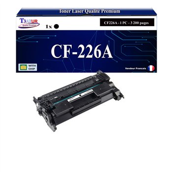 Toner compatible HP CF226A (26A) - 3 200 pages
