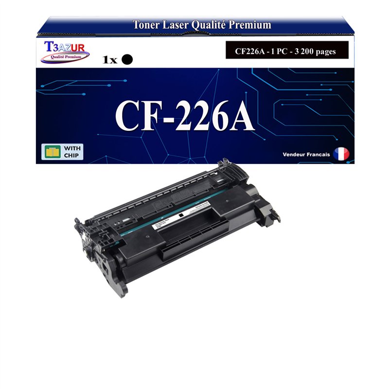 Toner compatible HP CF226A (26A) - 3 200 pages Toner compatible HP CF226A (26A) - 3 200 pages