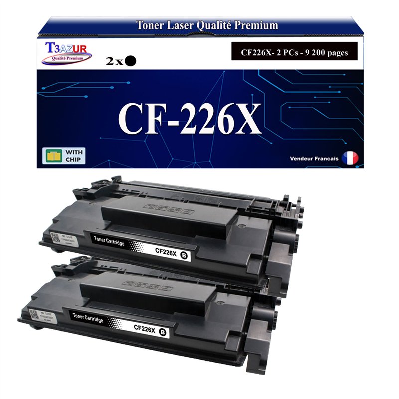 Toner compatible HP CF226X (26X) - 9 200 pages Toner compatible HP CF226X (26X) - 9 200 pages