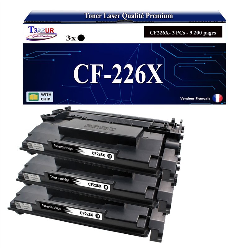 Toner compatible HP CF226X (26X) - 9 200 pages Toner compatible HP CF226X (26X) - 9 200 pages