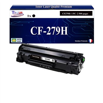 Toner compatible HP CF279A XL (79X) - 2 500 pages