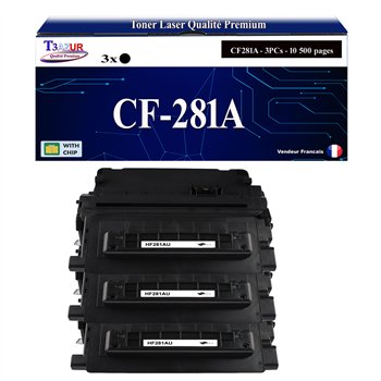 Toner compatible HP CF281A (81A) - 10 500 pages