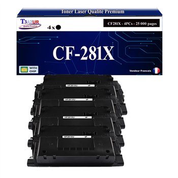 Toner compatible HP CF281X (81X) - 25 000 pages