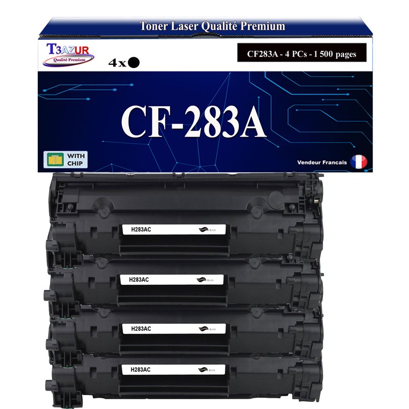 Toner compatible HP CF283A (83A) - 1 500 pages Toner compatible HP CF283A (83A) - 1 500 pages