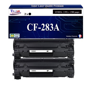 Toner compatible HP CF283A (83A) - 1 500 pages