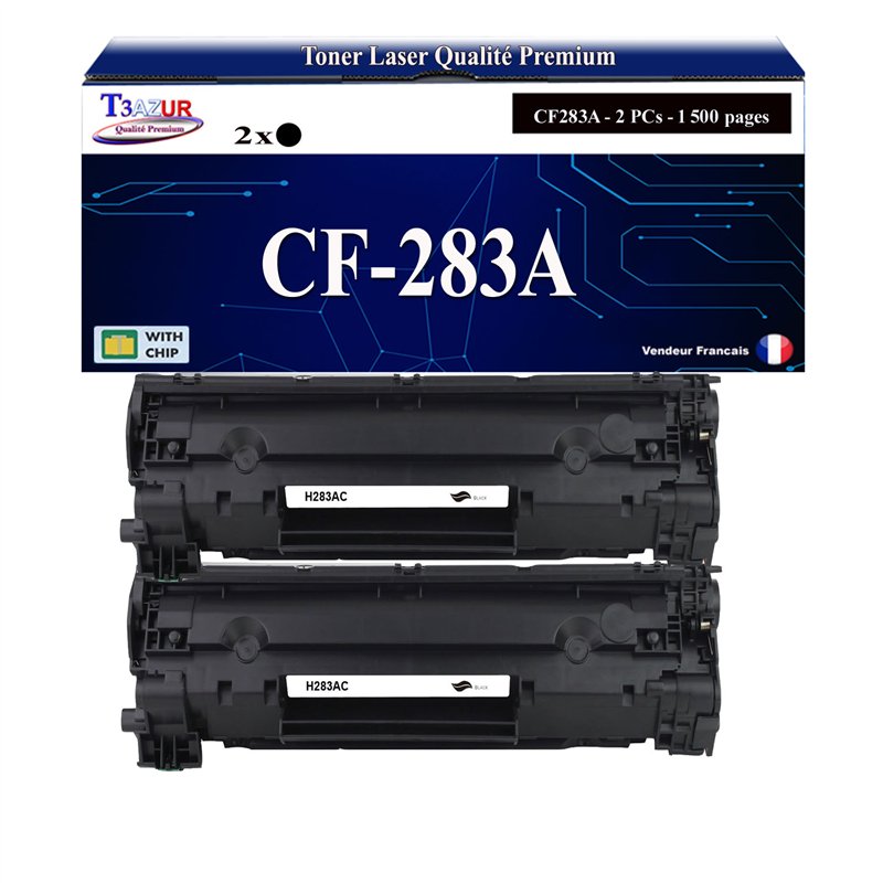 Toner compatible HP CF283A (83A) - 1 500 pages Toner compatible HP CF283A (83A) - 1 500 pages