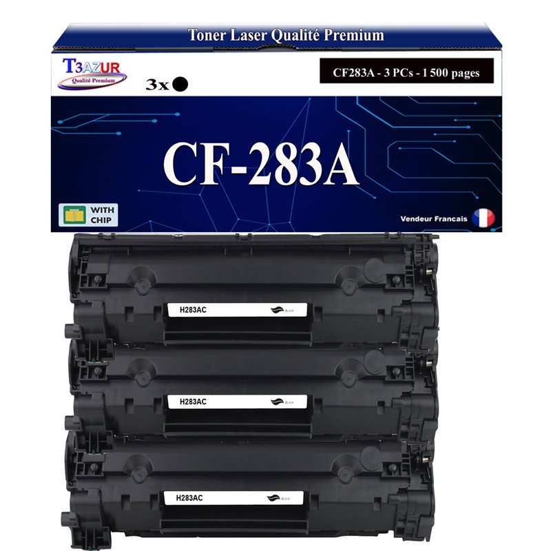 Toner compatible HP CF283A (83A) - 1 500 pages Toner compatible HP CF283A (83A) - 1 500 pages