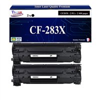 Toner compatible avec HP CF283X (83X) - 2 400 pages