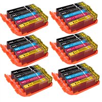 Lot de 30 Cartouches Compatibles Canon PGI-580/CLI851 XXL