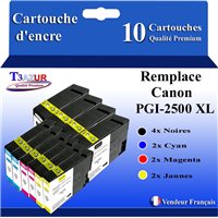 Lot de 8 Cartouches compatibles CANON PGI-2500 XL