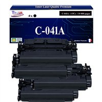 4x Toners compatibles avec Canon 041 (0452C002) - 10 000 pages
