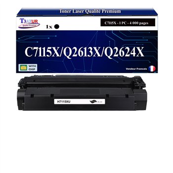 Toner compatible HP C7115X/Q2613X/Q2624X (15X/13X/24X) - 4 000 pages