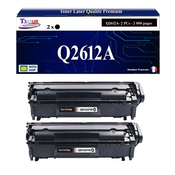 Toner compatible HP Q2612A (12A) - 2 000 pages