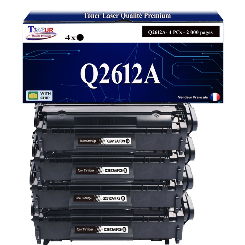 Toner compatible HP Q2612A (12A) - 2 000 pages