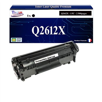 Toner compatible HP Q2612X (12X)- 2 500 pages