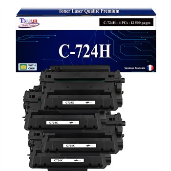 Toner compatible Canon 724H (3482B002) -12 500 pages