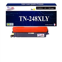 Toner compatible Brother TN248XLY - Jaune -2 300 pages