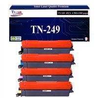 Lot de 4 Toners compatibles Brother TN249