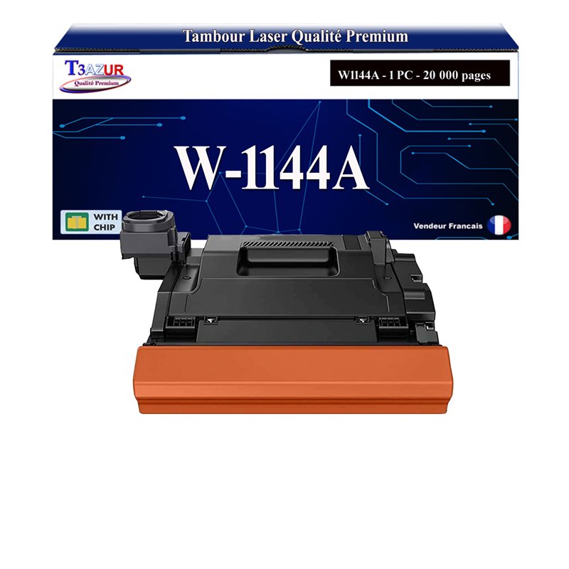Tambour d'image noir d'origine HP W1144A - 144A (tambour)