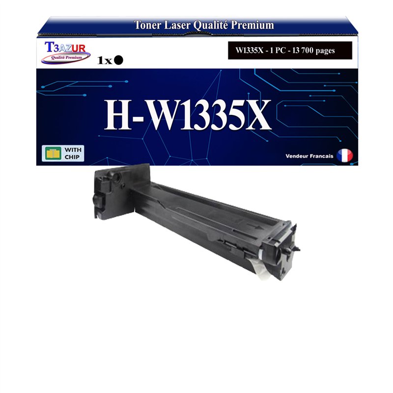 Toner compatible HP 335X (W1335X) Noir -13 700 pages