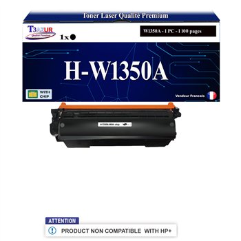 Toner compatible avec HP W1350A (135A) - 1 100 pages (non compatibles avec les Imprimantes HP+)