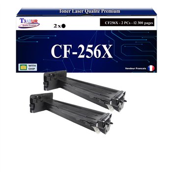 2x Toners compatibles HP CF256X (56X) -12 300 pages