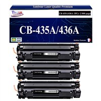 3x Toners compatibles avec HP CB436A (HP 36A) - 2 000 pages