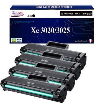 4x Toners compatibles Xerox Phaser 3020/ WorkCentre 3025 (106R02773) - 1 500 pages