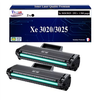 2x Toners compatibles Xerox Phaser 3020/ WorkCentre 3025 (106R02773) - 1 500 pages