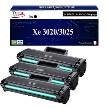 3x Toners compatibles Xerox Phaser 3020/ WorkCentre 3025 (106R02773) - 1 500 pages