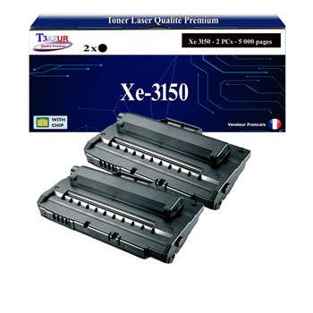 2x Toners compatibles Xerox Phaser 3150 (109R00747) - 5 000 pages