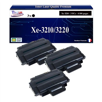 3x Toners compatibles Xerox WorkCentre 3210/3220 (106R01486)- 4 100 pages