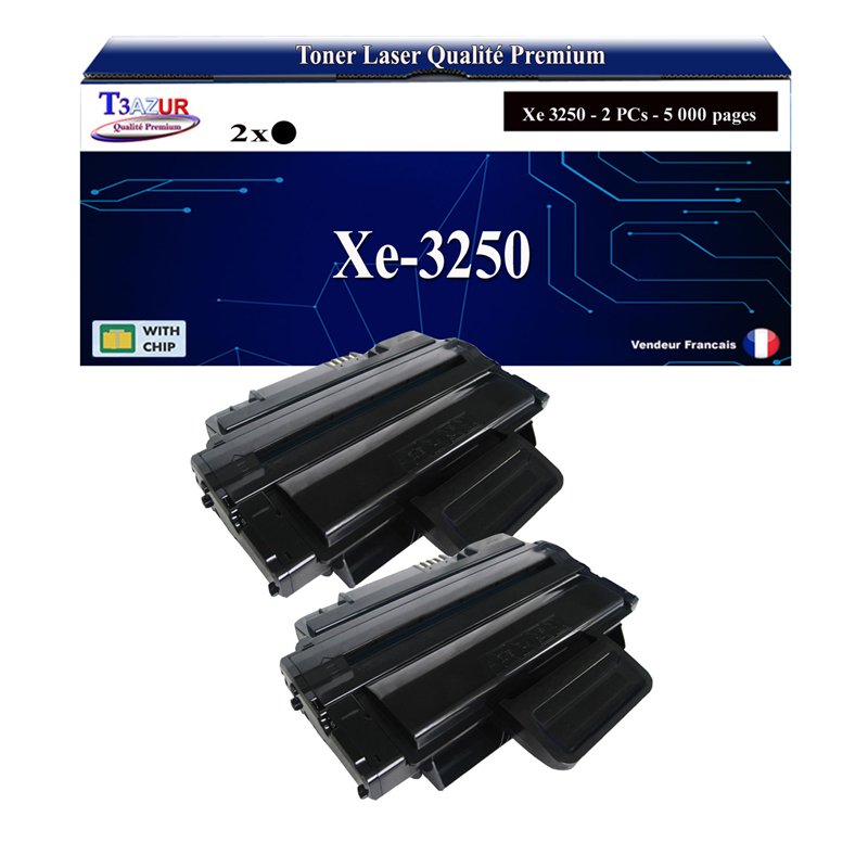 2x Toners compatibles Xerox Phaser 3250 Noir -5 000 pages