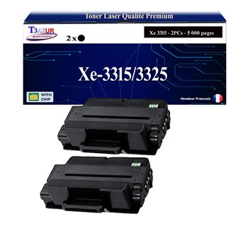 2x Toners compatibles Xerox WorkCentre 3315/3325 (106R02311/106R02313)- 5 000 pages