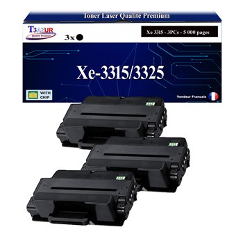 3x Toners compatibles Xerox WorkCentre 3315/3325 (106R02311/106R02313)- 5 000 pages