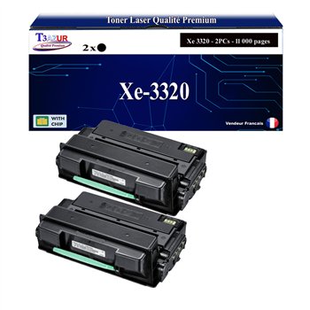 2x Toners compatibles Xerox Phaser 3320 (106R02307)- 11 000 pages