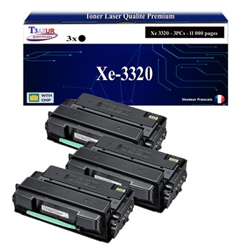 3x Toners compatibles Xerox Phaser 3320 (106R02307)- 11 000 pages
